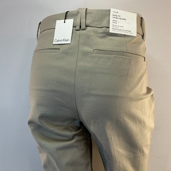 Calvin Klein Women's Body Fit Skinny Leg Pants - Size 10 x 29" length - NWT $89 - Picture 4 of 5